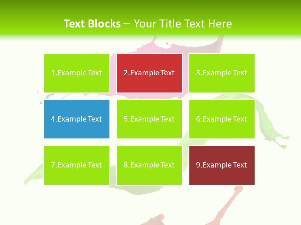 Light Rainbow Closeup PowerPoint Template