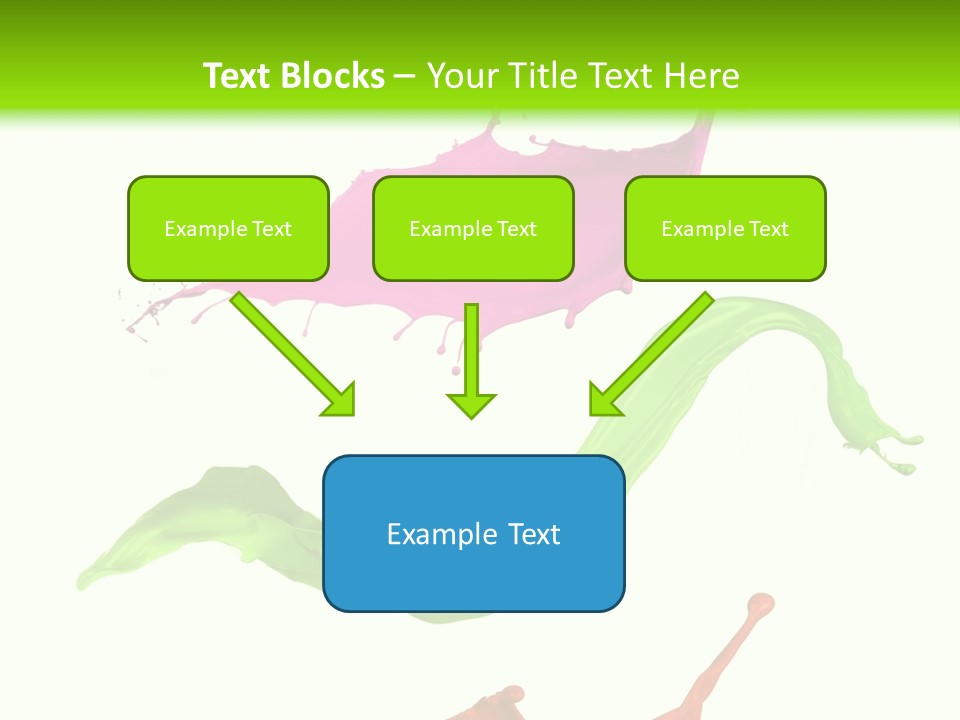 Light Rainbow Closeup PowerPoint Template