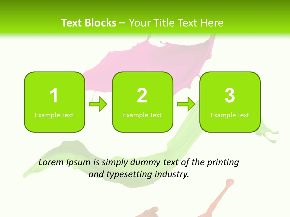 Light Rainbow Closeup PowerPoint Template