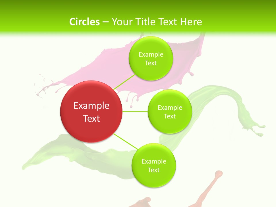 Light Rainbow Closeup PowerPoint Template