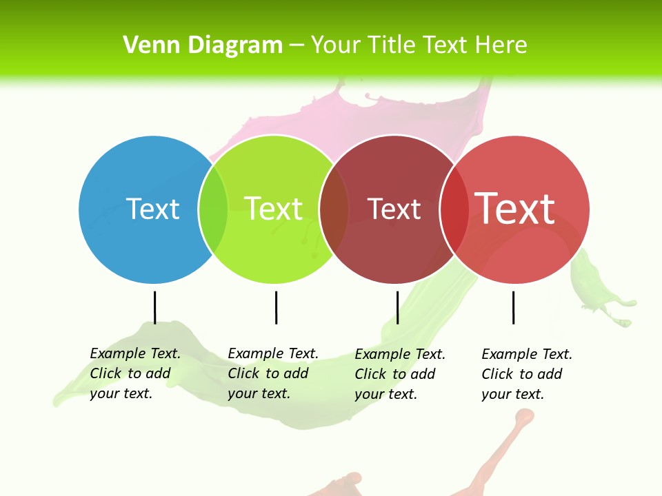 Light Rainbow Closeup PowerPoint Template