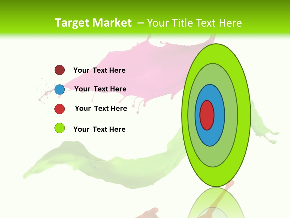 Light Rainbow Closeup PowerPoint Template