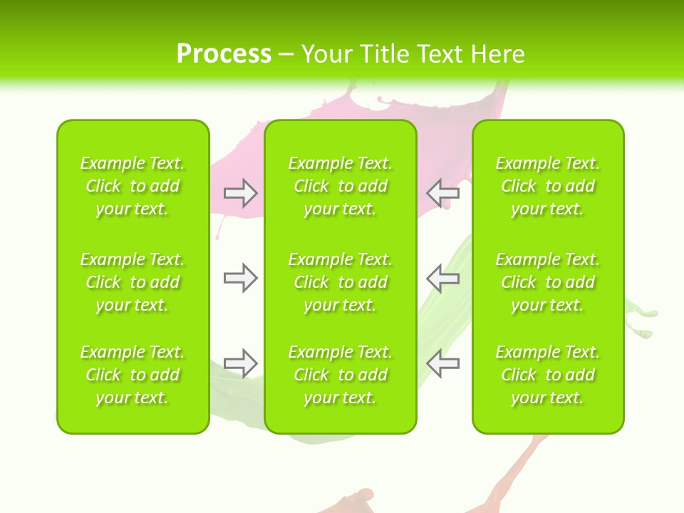 Light Rainbow Closeup PowerPoint Template