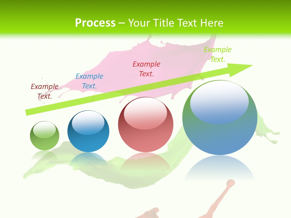 Light Rainbow Closeup PowerPoint Template