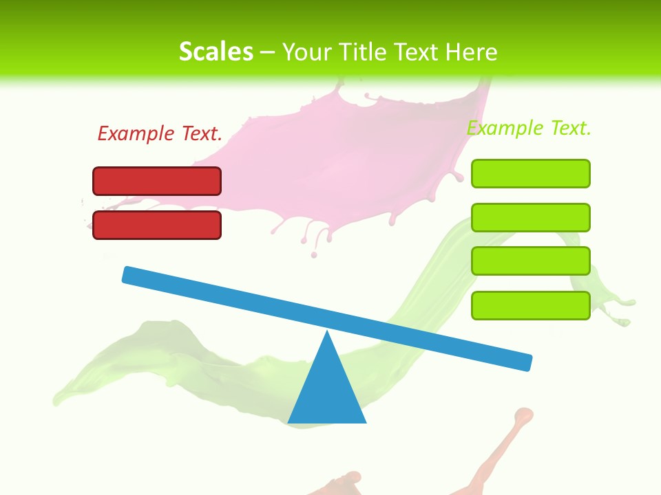 Light Rainbow Closeup PowerPoint Template