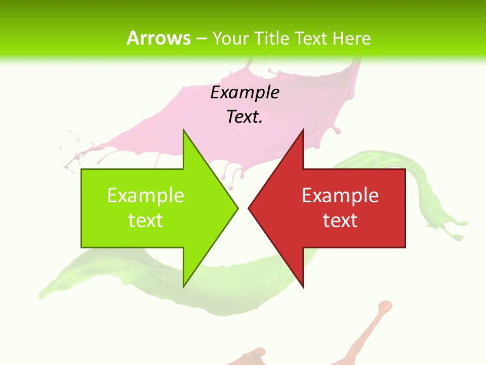 Light Rainbow Closeup PowerPoint Template