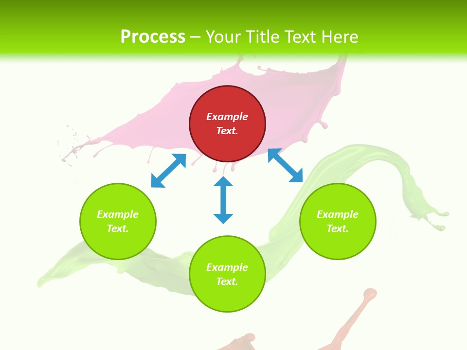 Light Rainbow Closeup PowerPoint Template