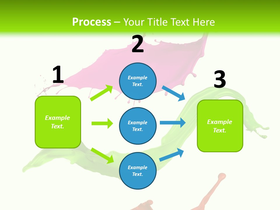 Light Rainbow Closeup PowerPoint Template