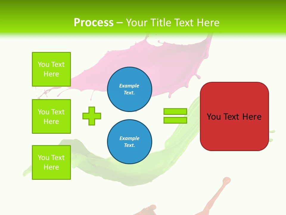 Light Rainbow Closeup PowerPoint Template