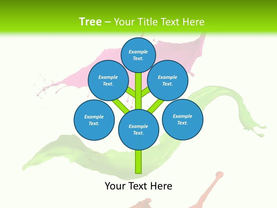 Light Rainbow Closeup PowerPoint Template