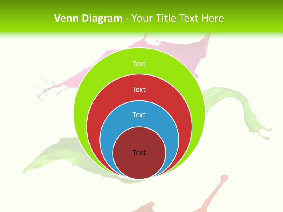 Light Rainbow Closeup PowerPoint Template
