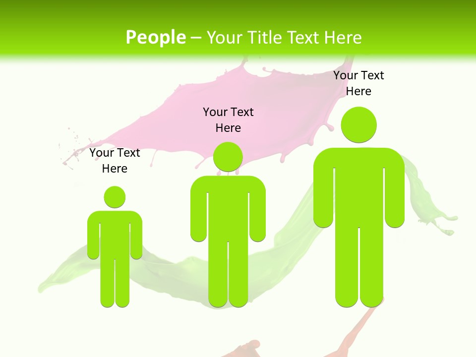 Light Rainbow Closeup PowerPoint Template