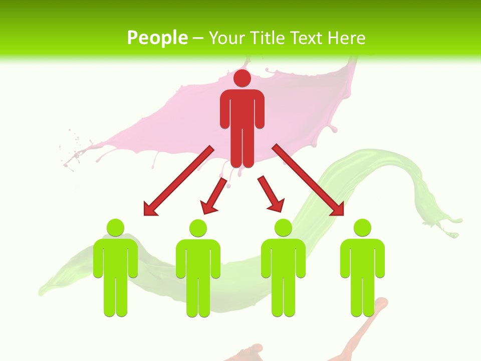 Light Rainbow Closeup PowerPoint Template