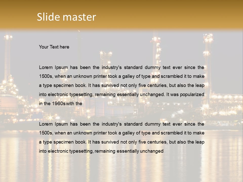 Protection Reflection Price PowerPoint Template