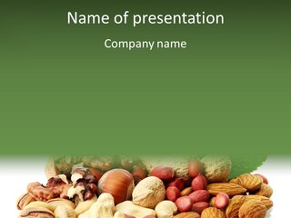 Nutty Heap Pistachio PowerPoint Template