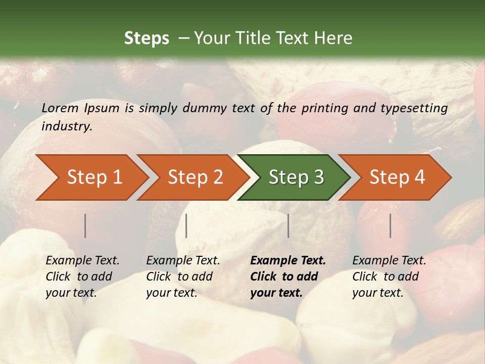 Nutty Heap Pistachio PowerPoint Template