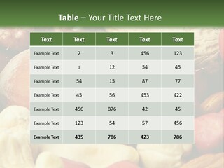 Nutty Heap Pistachio PowerPoint Template