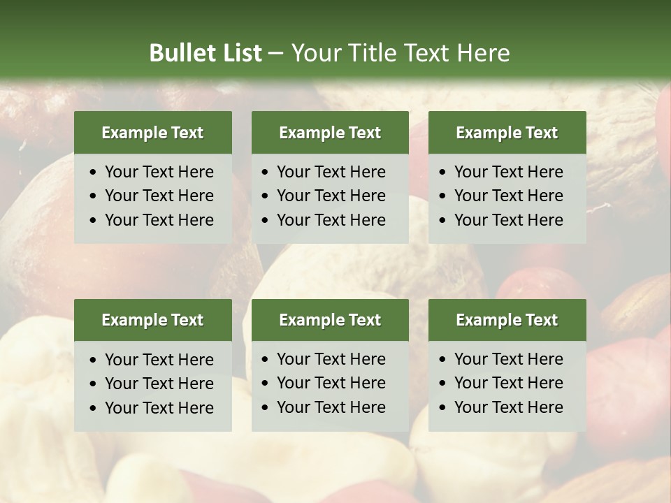 Nutty Heap Pistachio PowerPoint Template