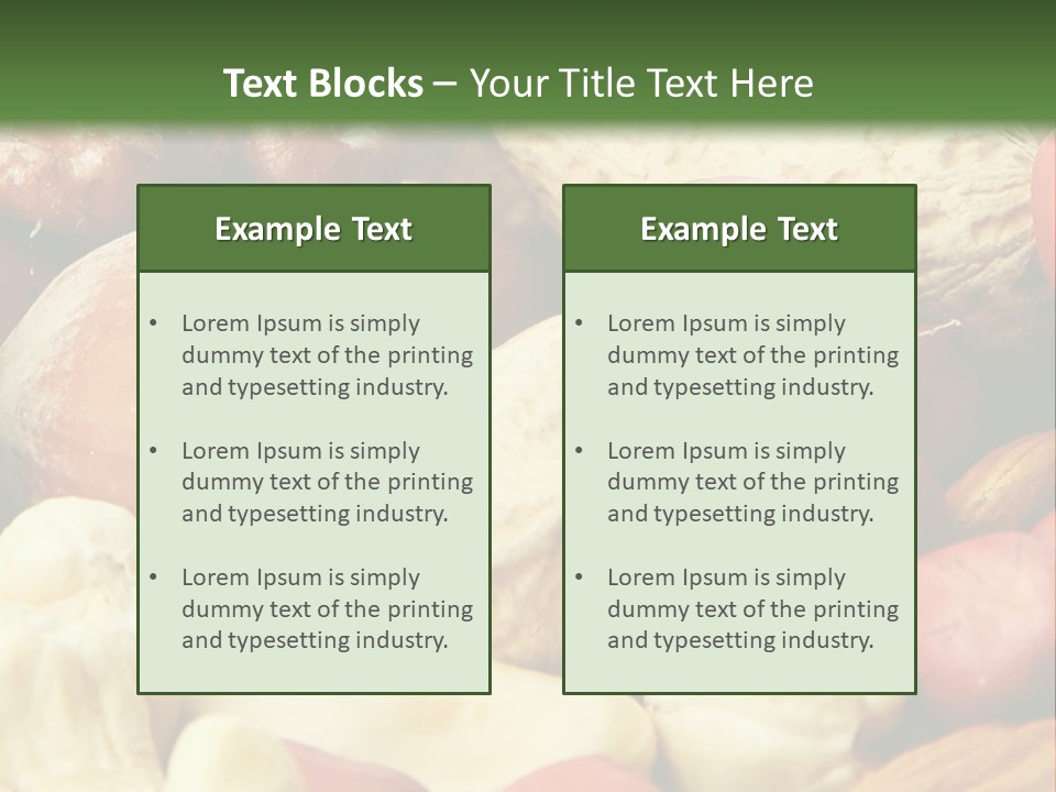 Nutty Heap Pistachio PowerPoint Template