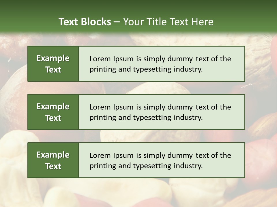 Nutty Heap Pistachio PowerPoint Template
