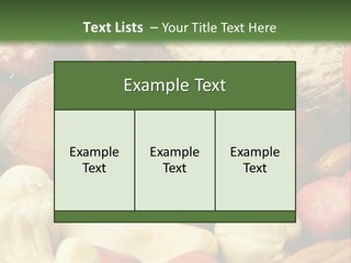 Nutty Heap Pistachio PowerPoint Template