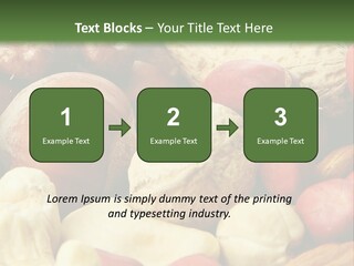 Nutty Heap Pistachio PowerPoint Template