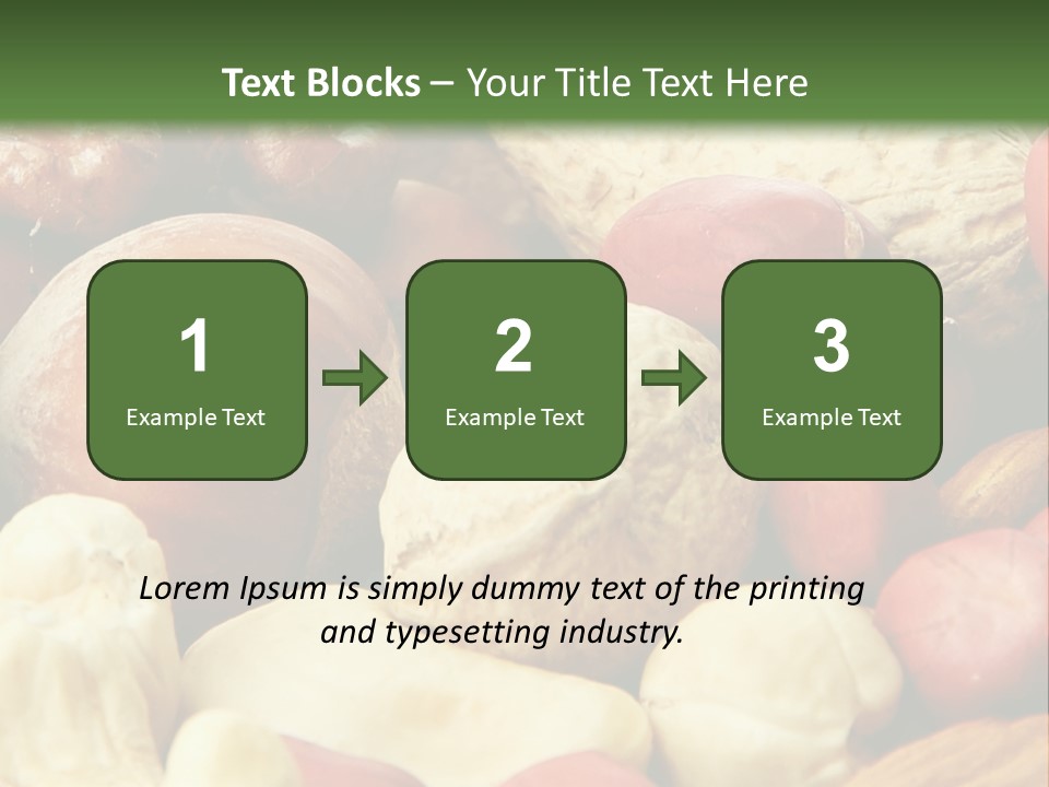 Nutty Heap Pistachio PowerPoint Template