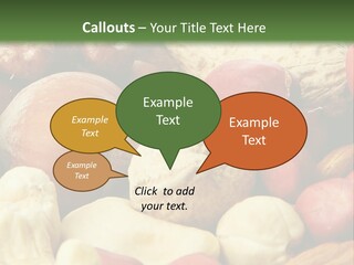 Nutty Heap Pistachio PowerPoint Template