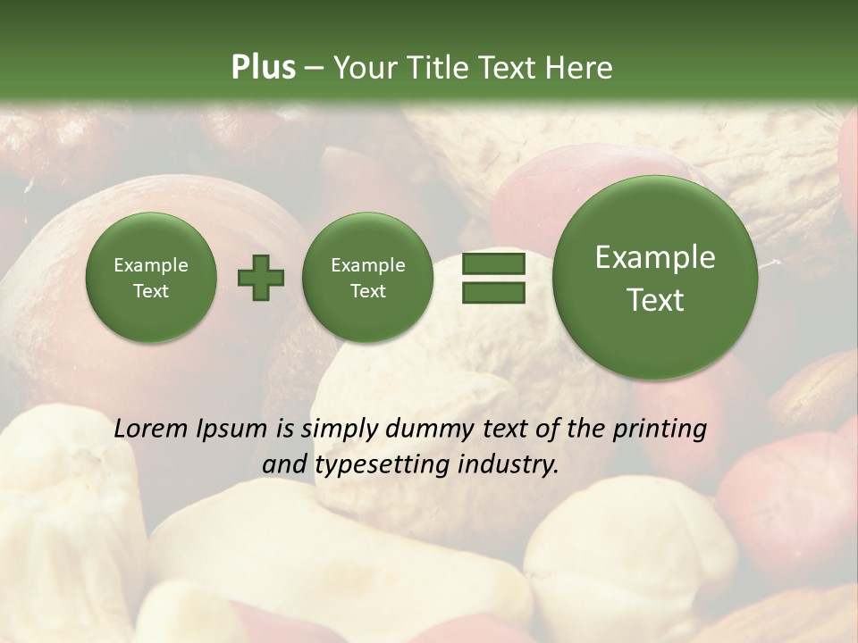Nutty Heap Pistachio PowerPoint Template