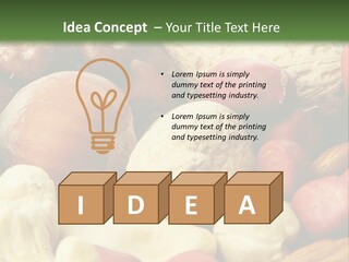 Nutty Heap Pistachio PowerPoint Template
