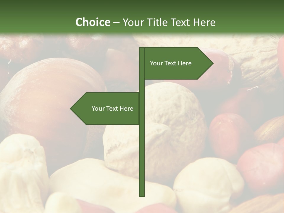 Nutty Heap Pistachio PowerPoint Template