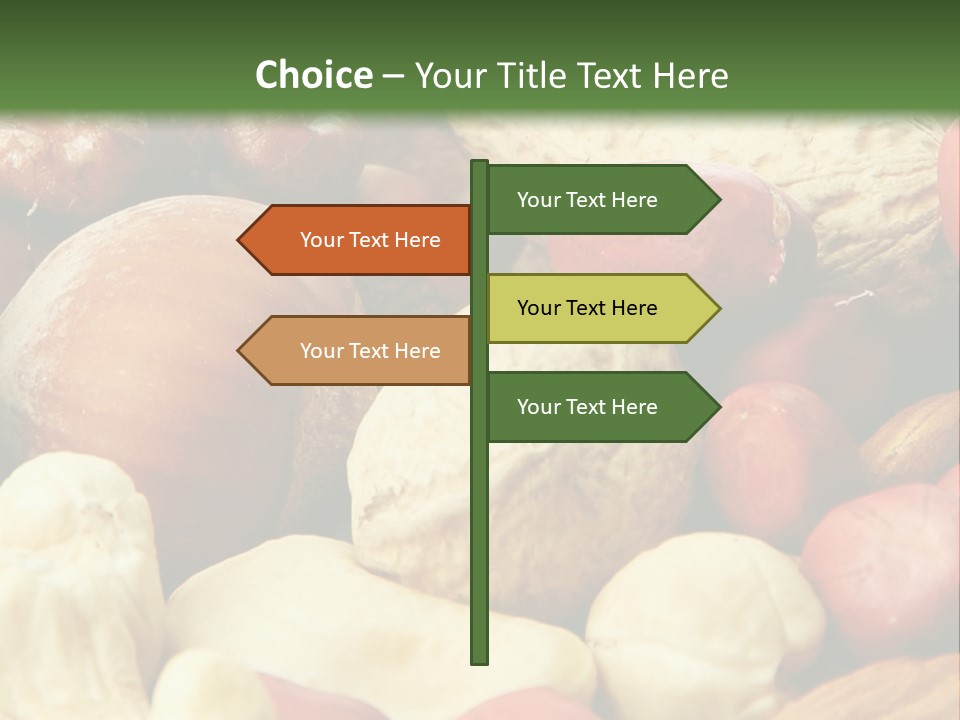 Nutty Heap Pistachio PowerPoint Template