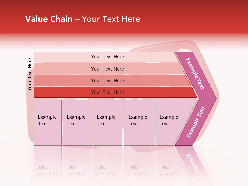 Spinning Die Red PowerPoint Template