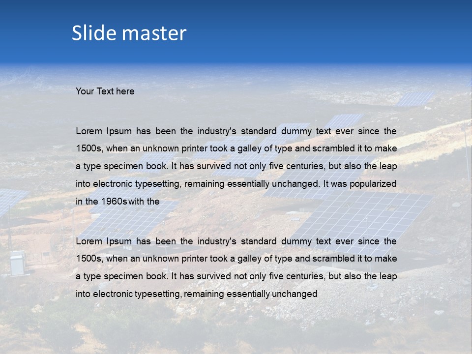 Production Installation Industry PowerPoint Template