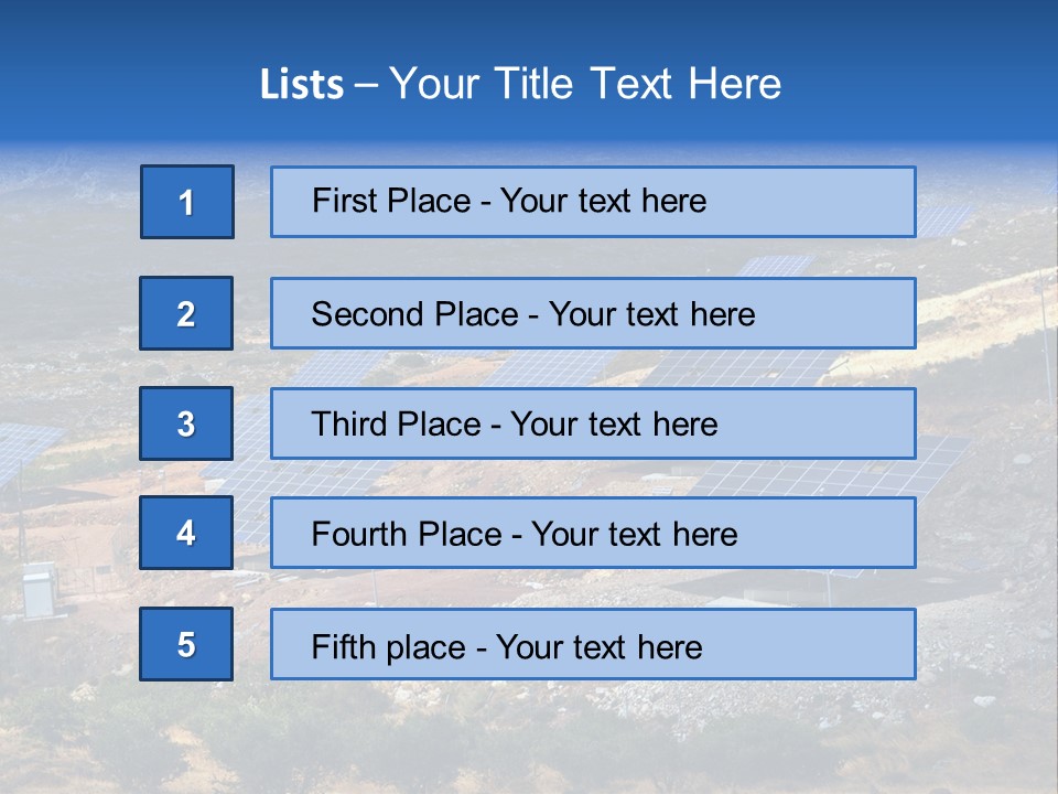 Production Installation Industry PowerPoint Template