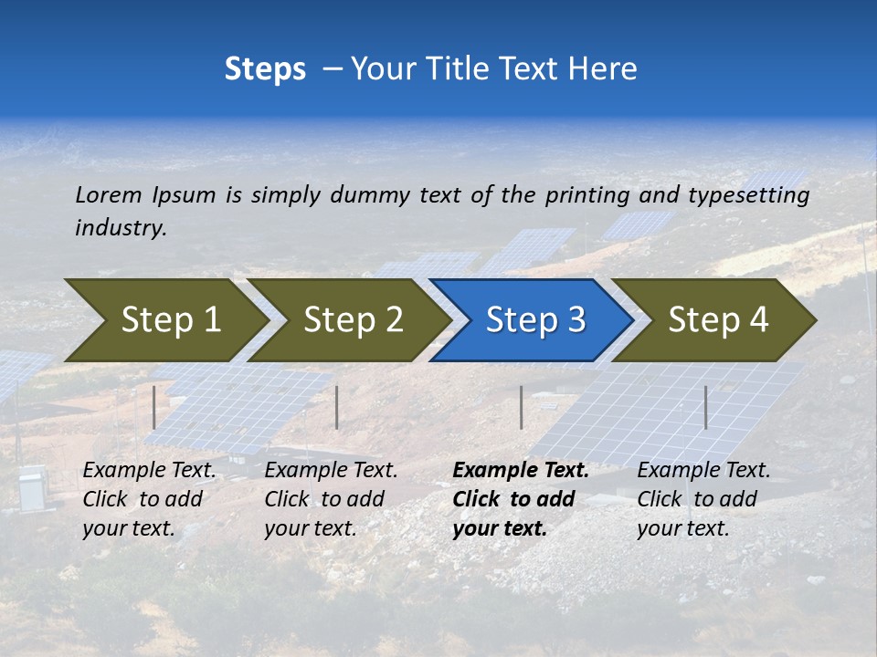 Production Installation Industry PowerPoint Template