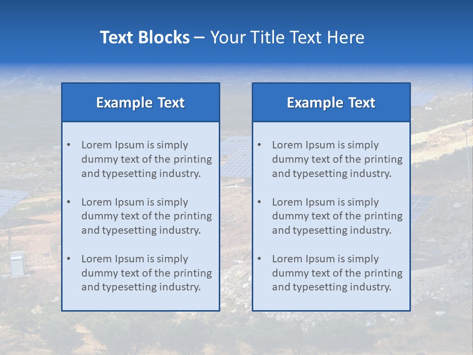 Production Installation Industry PowerPoint Template