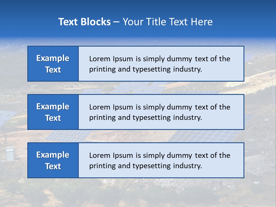Production Installation Industry PowerPoint Template