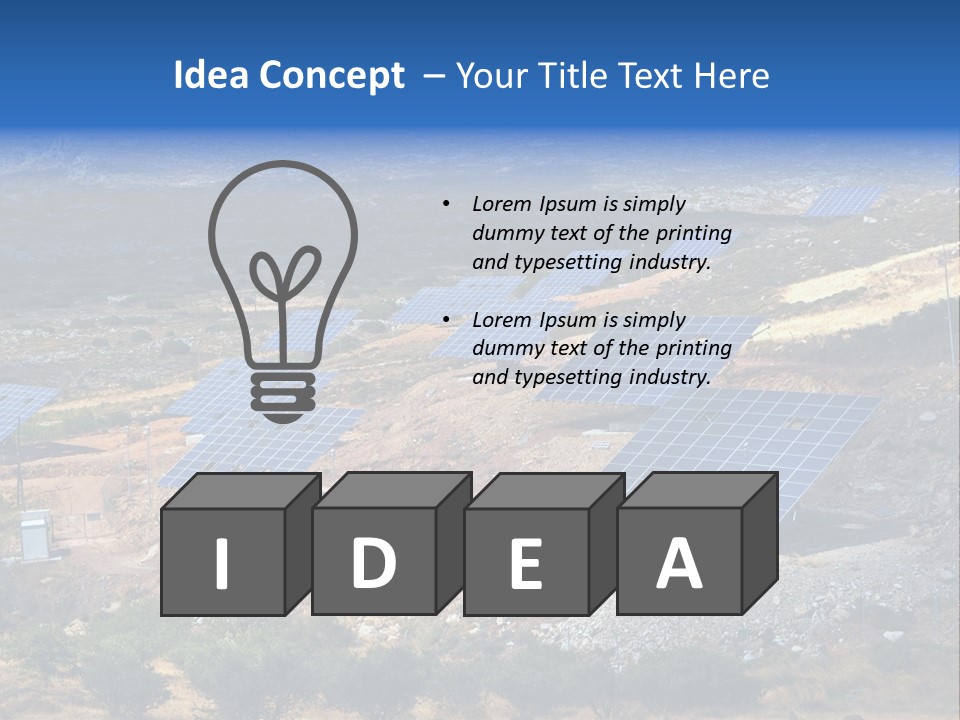 Production Installation Industry PowerPoint Template