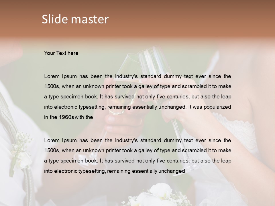 Groom Business Scene PowerPoint Template