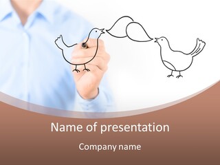 White Speak Marketing PowerPoint Template