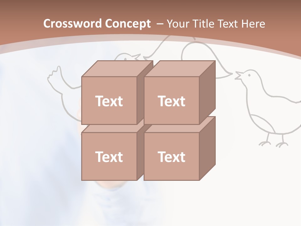 White Speak Marketing PowerPoint Template