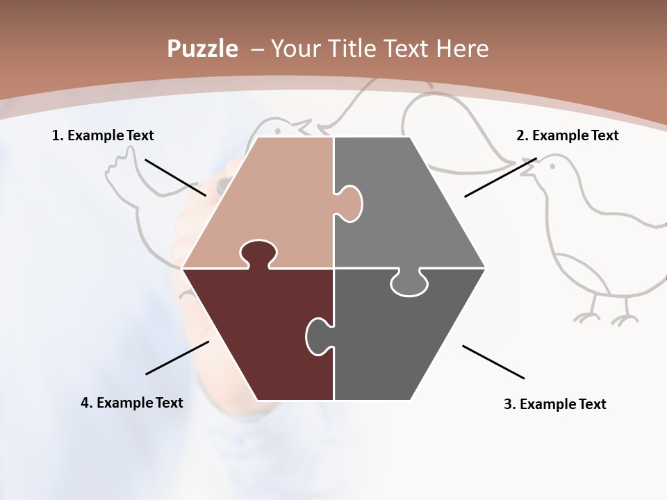 White Speak Marketing PowerPoint Template