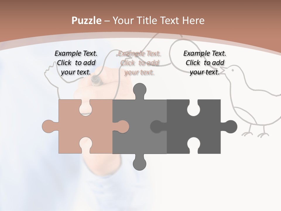 White Speak Marketing PowerPoint Template