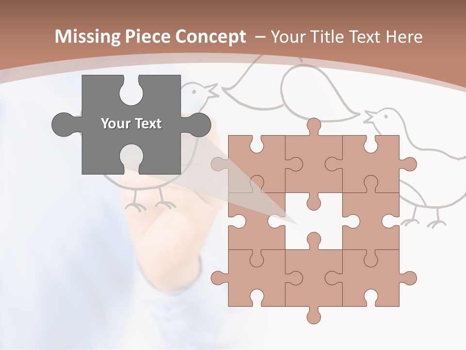 White Speak Marketing PowerPoint Template