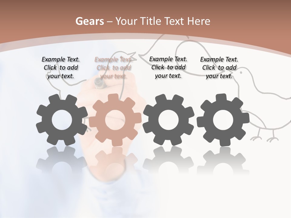 White Speak Marketing PowerPoint Template