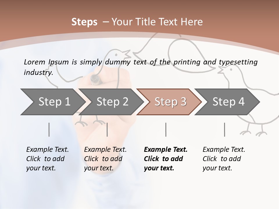 White Speak Marketing PowerPoint Template