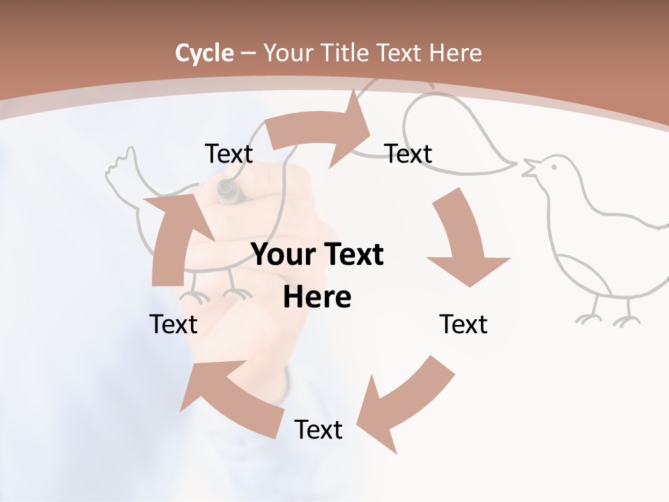 White Speak Marketing PowerPoint Template