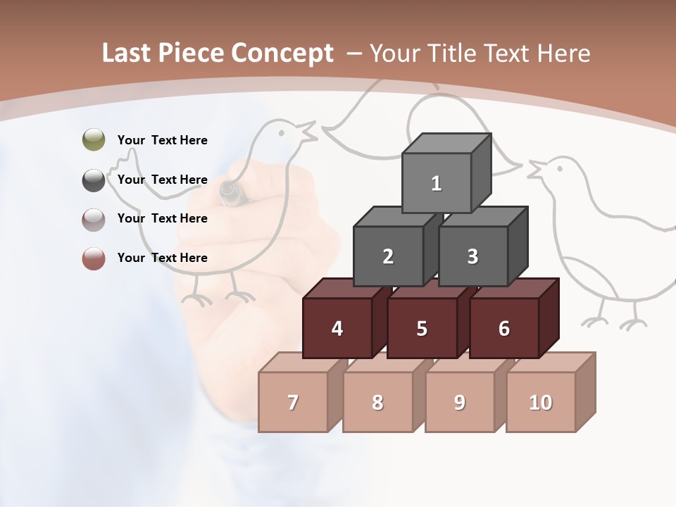 White Speak Marketing PowerPoint Template