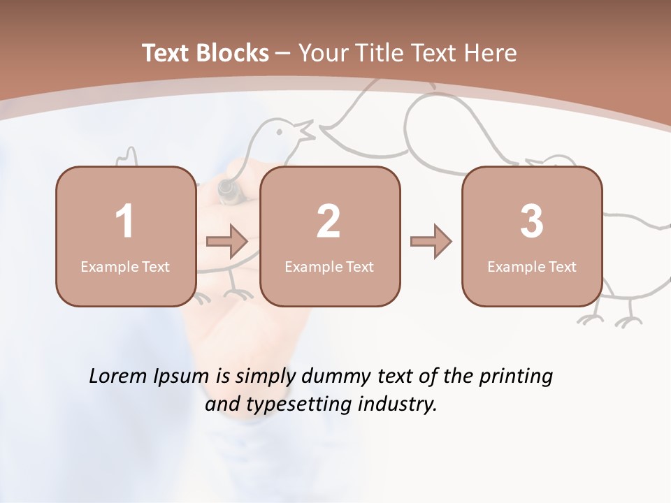 White Speak Marketing PowerPoint Template